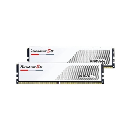 G.Skill Ripjaws S5 DDR5 32GB RAM με 2x16GB Modules και Ταχύτητα 6000 για Desktop F5-6000J3238F16GX2-RS5W <span style="color: white; visibility:visible;">4713294231826</span>