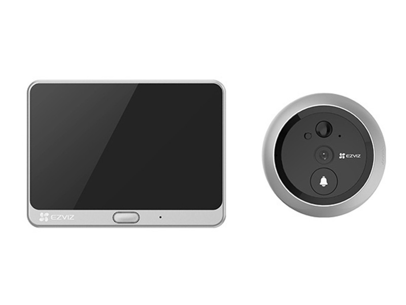 Ezviz CS-DP2C Σετ Θυροτηλεόρασης Wi-Fi 318500032 Ασημί <span style="color: white; visibility:visible;">6941545607023</span>