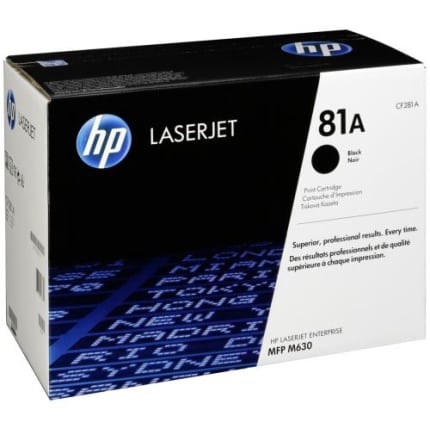 HP 81A Γνήσιο Toner Laser Εκτυπωτή Μαύρο 10500 Σελίδων (CF281A) <span style="color: white; visibility:visible;">0887758147894</span>