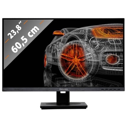 Philips S Line 242S1AE IPS Monitor 24" FHD 1920x1080 με Χρόνο Απόκρισης 4ms GTG 8712581764296
