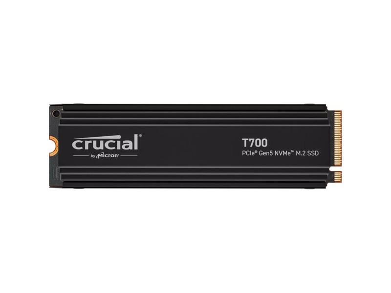 Crucial T700 with heatsink SSD 4TB M.2 NVMe PCI Express 5.0 CT4000T700SSD5 0649528936721