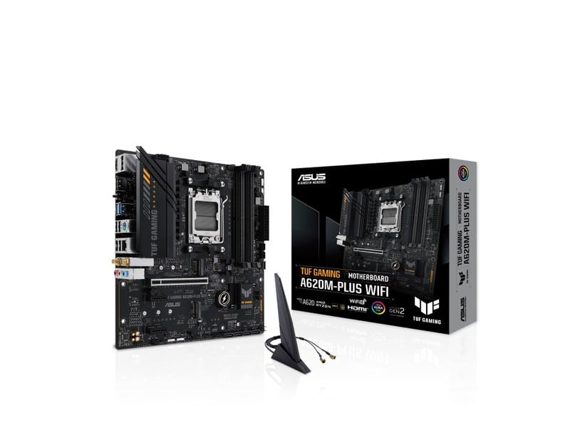 Asus TUF Gaming A620M Plus Wifi Motherboard Micro ATX με AMD AM5 Socket <span style="color: white; visibility:visible;">4711387164266</span>