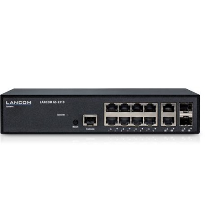 Lancom GS-2310 Managed L2 PoE Switch με 8 Θύρες Gigabit (1Gbps) Ethernet και 2 SFP Θύρες <span style="color: white; visibility:visible;">4044144614927</span>