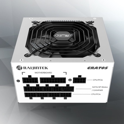 Raijintek Cratos 1200W Λευκό Τροφοδοτικό Υπολογιστή Full Modular 80 Plus Gold <span style="color: white; visibility:visible;">4715109924299</span>