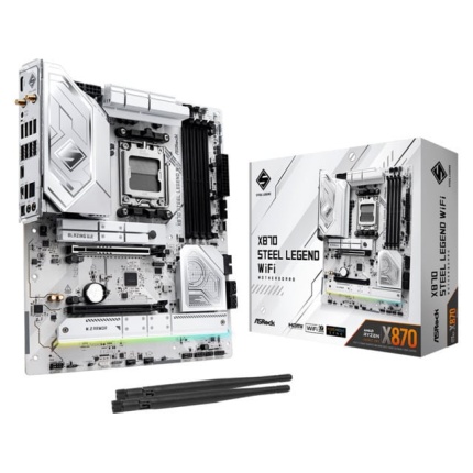 ASRock Steel Legend WiFi X870 Motherboard ATX με AMD AM5 Socket <span style="color: white; visibility:visible;">4710483949340</span>
