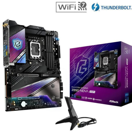 ASRock Phantom Gaming Z890 Nova WiFi Motherboard ATX με Intel 1851 Socket <span style="color: white; visibility:visible;">4710483949708</span>