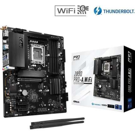 ASRock Z890 Pro-A WIFI Motherboard ATX με Intel 1851 Socket <span style="color: white; visibility:visible;">4710483947544</span>