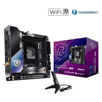 ASRock Phantom Gaming Z890I Nova WiFi Motherboard Mini ITX με Intel 1851 Socket <span style="color: white; visibility:visible;">4710483949739</span>