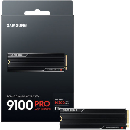 Samsung 9100 Pro SSD 1TB M.2 NVMe PCI Express 5.0 MZ-VAP1T0CW <span style="color: white; visibility:visible;">8806095811673</span>