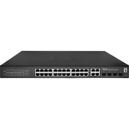 Level One GES-2128P Hilbert Managed L2 PoE+ Switch με 24 Θύρες Gigabit (1Gbps) Ethernet και 4 SFP Θύρες <span style="color: white; visibility:visible;">4015867229231</span>