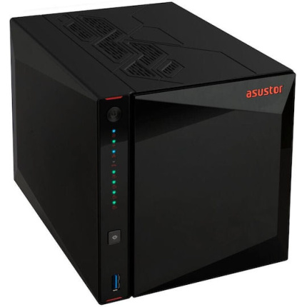 Asustor AS5404T NAS με 4 θέσεις για HDD/M.2/SSD και 2 θύρες Ethernet <span style="color: white; visibility:visible;">4710474831500</span>