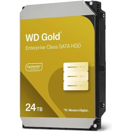 Western Digital Gold Enterprise Class 24TB HDD Σκληρός Δίσκος 3.5" SATA III 7200rpm με 512MB Cache για Server / Καταγραφικό WD242KRYZ <span style="color: white; visibility:visible;">0718037904931</span>