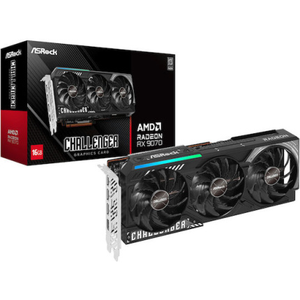 ASRock Radeon RX 9070 16GB GDDR6 Challenger Κάρτα Γραφικών <span style="color: white; visibility:visible;">4711581490475</span>