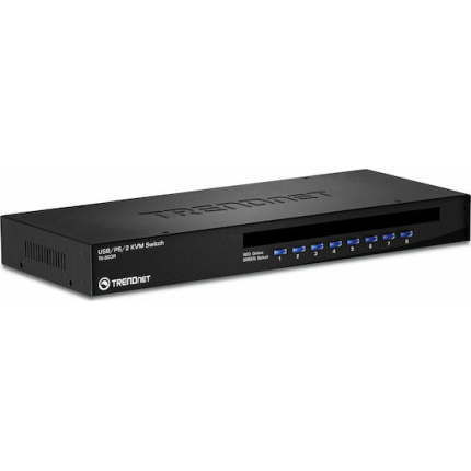 Trendnet 8-Port USB/PS/2 Rack Mount KVM Switch (TK-803R) 0710931304305