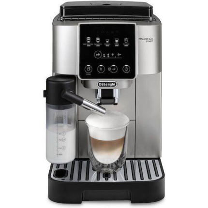 De'Longhi Magnifica Start Αυτόματη Μηχανή Espresso 1450W Πίεσης 15bar με Μύλο Άλεσης Ασημί <span style="color: white; visibility:visible;">8004399027251</span>