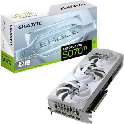 Gigabyte GeForce RTX 5070 Ti 16GB GDDR7 Eagle OC Ice SFF Κάρτα Γραφικών GV-N507TEAGLEOC-ICE-16GD <span style="color: white; visibility:visible;">4719331355869</span>