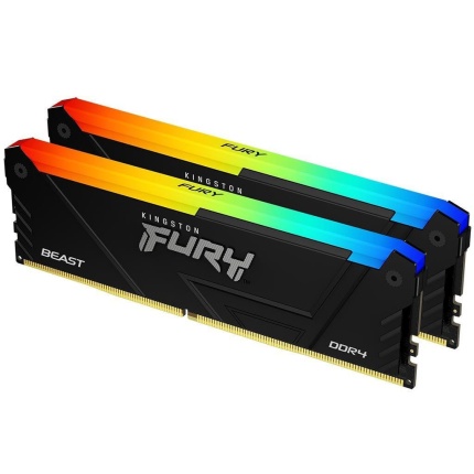 Kingston FURY Beast RGB DDR4 με Module 1x32GB και Ταχύτητα 3200 για Desktop KF432C16BB12AK2/32 <span style="color: white; visibility:visible;">0740617337969</span>