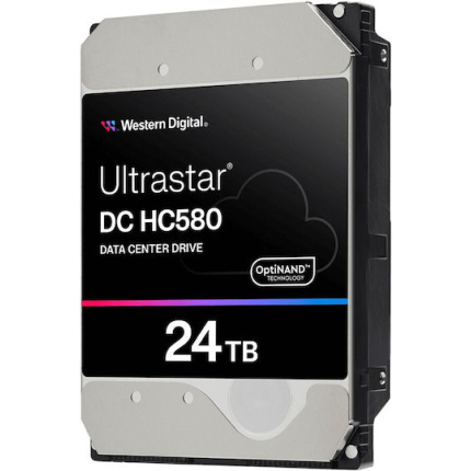 Western Digital Ultrastar DC HC580 24TB HDD Σκληρός Δίσκος 3.5" SAS 3.0 7200rpm με 512MB Cache για Server 0F62802 0829686008984