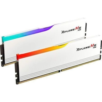 G.Skill Ripjaws M5 RGB DDR5 32GB RAM με 2x16GB Modules και Ταχύτητα 6400 για Desktop F5-6400J3239G16GX2-RM5RW <span style="color: white; visibility:visible;">4713294235527</span>