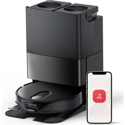 Roborock Qrevo Slim Σκούπα Ρομπότ για Σκούπισμα & Σφουγγάρισμα με Wi-Fi Μαύρη <span style="color: white; visibility:visible;">6970995780154,6970995780109</span>