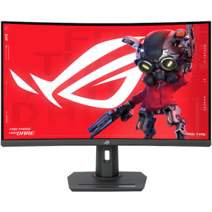 Asus ROG Strix XG32WCS VA HDR Curved Gaming Monitor 31.5" QHD 2560x1440 180Hz με Χρόνο Απόκρισης 1ms GTG <span style="color: white; visibility:visible;">4711387497159</span>