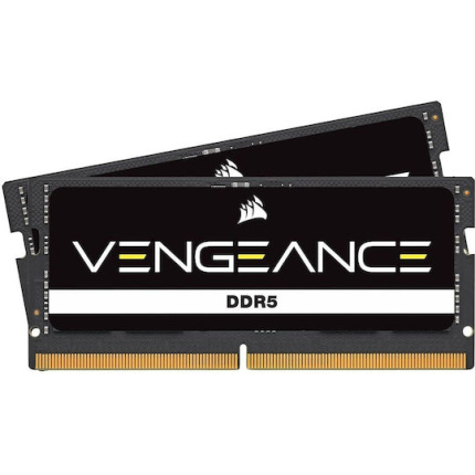 Corsair Vengeance DDR5 32GB RAM με 2x16GB Modules και Ταχύτητα 5600 για Laptop CMSX32GX5M2A5600C48 (CMSX32GX5M2A5600C48) 0840006680475