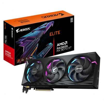 Gigabyte Radeon RX 9070 XT 16GB GDDR6 Aorus Elite Κάρτα Γραφικών <span style="color: white; visibility:visible;">4719331355517</span>