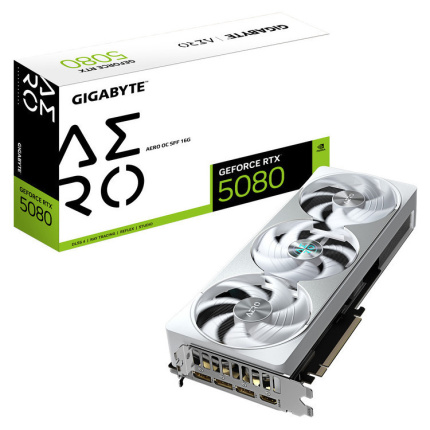 Gigabyte GeForce RTX 5080 16GB GDDR7 Aero OC SFF Κάρτα Γραφικών GV-N5080AERO OC-16GD <span style="color: white; visibility:visible;">4719331355555</span>