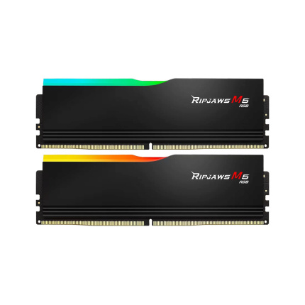 G.Skill Ripjaws M5 RGB DDR5 64GB RAM με 2x32GB Modules και Ταχύτητα 6000 για Desktop F5-6000J2836G32GX2-RM5RK <span style="color: white; visibility:visible;">4713294237873</span>