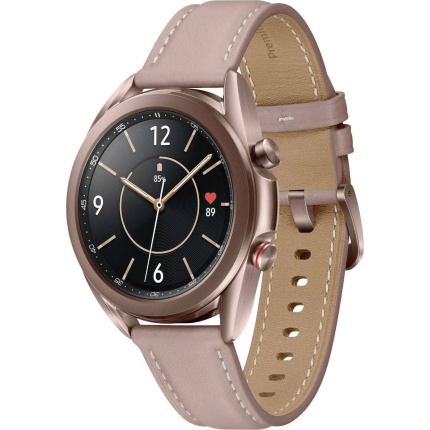 Samsung Galaxy Watch3 LTE Stainless Steel 41mm Αδιάβροχο με eSIM και Παλμογράφο (Mystic Bronze) <span style="color: white; visibility:visible;">8806092298484</span>