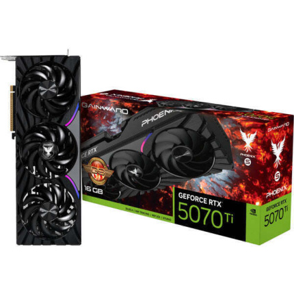Gainward GeForce RTX 5070 Ti 16GB GDDR7 Phoenix-S GS Κάρτα Γραφικών NE7507TS19T2-GB2031K <span style="color: white; visibility:visible;">4710562245530</span>