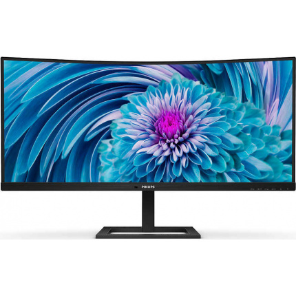 Philips E line 346E2CUAE Ultrawide VA Curved Monitor 34" QHD 3440x1440 με Χρόνο Απόκρισης 4ms GTG <span style="color: white; visibility:visible;">8712581770662</span>