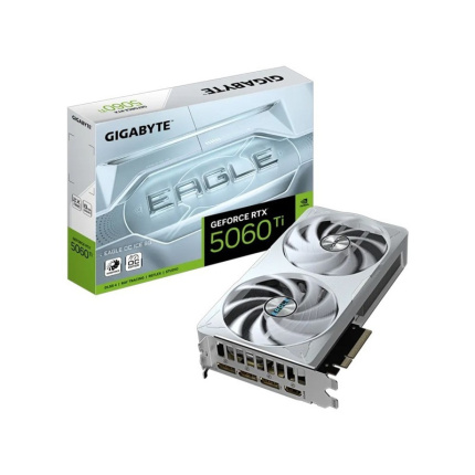 Gigabyte GeForce RTX 5060 Ti 8GB GDDR7 Eagle OC Ice Κάρτα Γραφικών GV-N506TEAGLEOC ICE-8GD <span style="color: white; visibility:visible;">4719331356095</span>