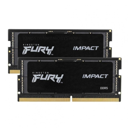 Kingston Fury Impact DDR5 64GB RAM με 2x32GB Modules και Ταχύτητα 4800 για Laptop KF548S38IBK2-64 <span style="color: white; visibility:visible;">0740617326130</span>