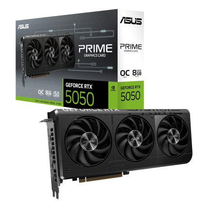 Asus GeForce RTX 5050 8GB GDDR6 Prime OC Κάρτα Γραφικών 90YV0N70-M0NA00 <span style="color: white; visibility:visible;">4711636177382</span>