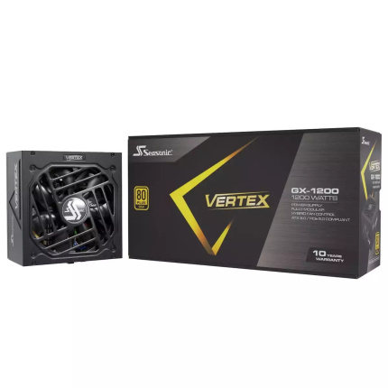 Seasonic Vertex GX 1200W Μαύρο Τροφοδοτικό Υπολογιστή Full Modular 80 Plus Gold 4711173877721