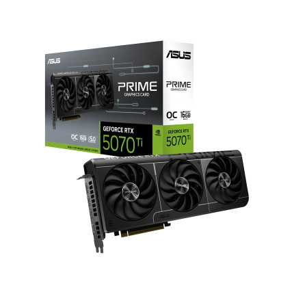 Asus GeForce RTX 5070 Ti 16GB GDDR7 Prime OC Κάρτα Γραφικών 90YV0MF0-M0NA00 <span style="color: white; visibility:visible;">4711387861516</span>