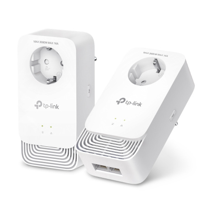 TP-LINK PG2400P KIT v1 Powerline Διπλό για Ενσύρματη Σύνδεση με Passthrough Πρίζα και 2 Θύρες Gigabit Ethernet <span style="color: white; visibility:visible;">4897098687550</span>
