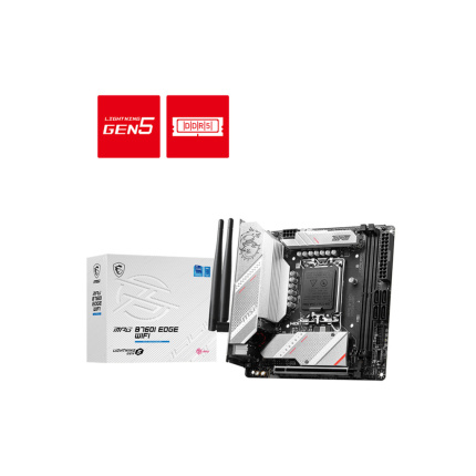 MSI MPG B760I EDGE WIFI Motherboard Mini ITX με Intel 1700 Socket <span style="color: white; visibility:visible;">4711377069632</span>