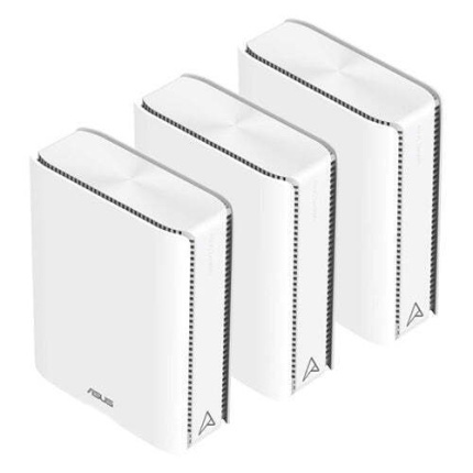 Asus ZenWiFi BQ16 v1 WiFi Mesh Network Access Point Wi‑Fi 7 Quad Band (2.4 & 5 & 5 & 6GHz) σε Τριπλό Kit Λευκό <span style="color: white; visibility:visible;">4711387650912</span>