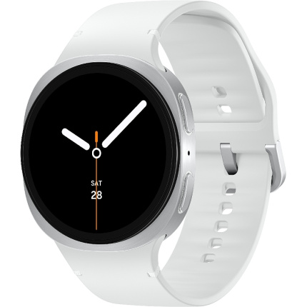 Samsung Galaxy Watch8 LTE Aluminium 44mm Αδιάβροχο με eSIM και Παλμογράφο (Ασημί) <span style="color: white; visibility:visible;">8806097480730,8806097480679,8806097480754</span>
