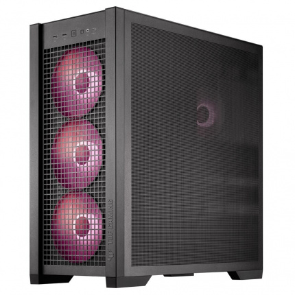 Asus TUF Gaming GT302 ARGB Midi Tower Κουτί Υπολογιστή με Πλαϊνό Παράθυρο Μαύρο <span style="color: white; visibility:visible;">4711387478752</span>