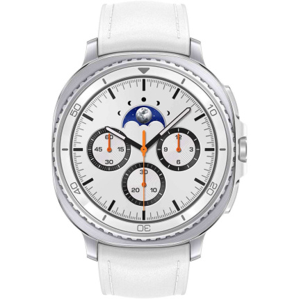 Samsung Galaxy Watch8 Classic LTE Stainless Steel 46mm Αδιάβροχο με eSIM και Παλμογράφο (Λευκό) <span style="color: white; visibility:visible;">8806097480006,8806097479956,8806097480013</span>