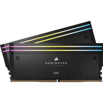 Corsair Dominator Titanium RGB XMP DDR5 48GB RAM με 2x24GB Modules και Ταχύτητα 6000 για Desktop CMP48GX5M2B6000C30 0840006676409