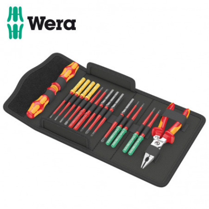 Kraftform Kompakt Vde Insulated Tools Set Screwdrivers Bits Pliers Wera 05006612001 17 Pieces 4013288229977