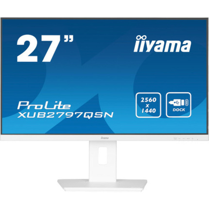 Iiyama ProLite XUB2797QSN-W2 IPS Monitor 27" QHD 2560x1440 <span style="color: white; visibility:visible;">4948570125036</span>