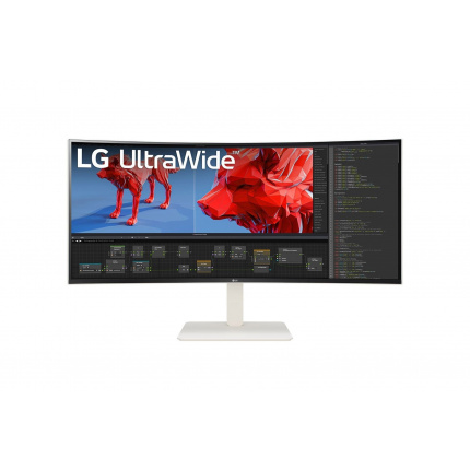 LG 38BR85QC-W Ultrawide IPS Curved Monitor 38" QHD 3840x1600 με Χρόνο Απόκρισης 1ms GTG <span style="color: white; visibility:visible;">8806096213070</span>