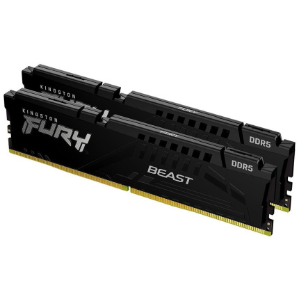 Kingston Fury Beast DDR5 64GB RAM με 2x32GB Modules και Ταχύτητα 5600 για Desktop KF556C36BBEK2-64 <span style="color: white; visibility:visible;">0740617331745</span>