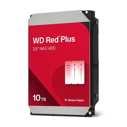 Western Digital Red Plus 10TB HDD Σκληρός Δίσκος 3.5" SATA III 7200rpm με 512MB Cache για NAS WD100EFGX <span style="color: white; visibility:visible;">0718037906201</span>