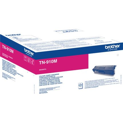 Brother TN-910M Γνήσιο Toner Laser Εκτυπωτή Ματζέντα 9000 Σελίδων (TN-910M) <span style="color: white; visibility:visible;">4977766771856</span>